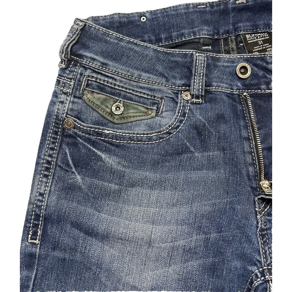 Buffalo David Bitton Kreston Bootcut Women's Mid-Rise Jeans Size 31